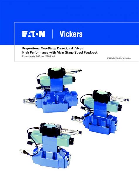 PDF Proportional Two Stage Directional Valves High Performance Pub