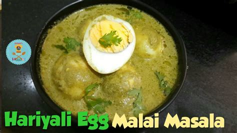 Hyderabadi Egg Malai Curry Sidedish For Roti Anda Curry Hariyali