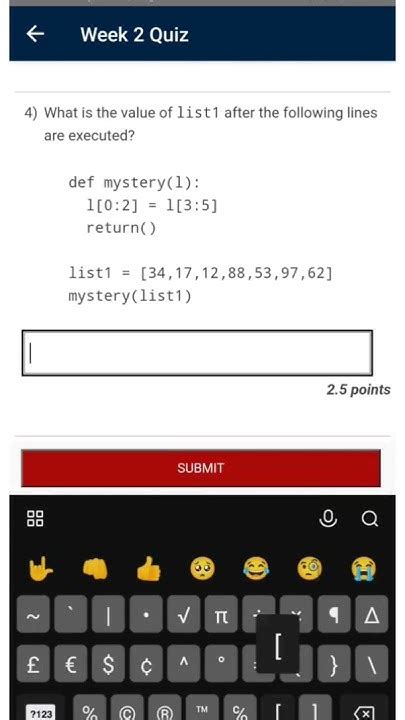 Programming Data Structures And Algorithms Using Python Nptel Week 2