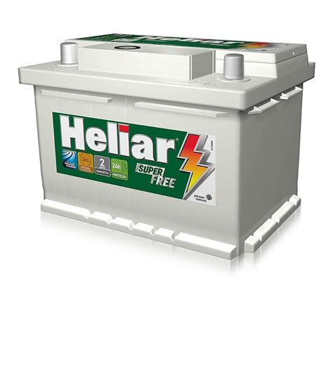 Bateria Automotiva Heliar Amperes Meses De Garantia H Bd