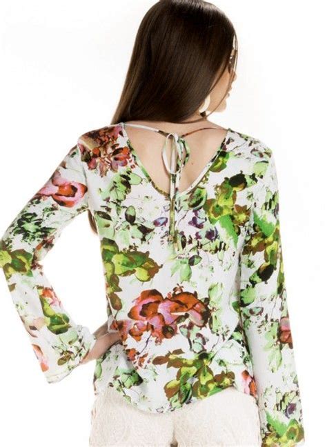 Blusa Estampada Feminina em Oferta Até 50 de Desconto Blusas