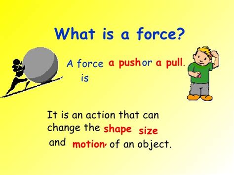 Examples Of Push And Pull Forces