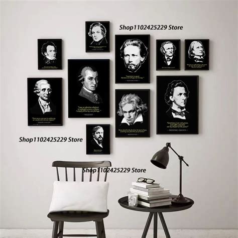 masfksf World Famous Pianists Portraits Poster Canvas Printing with ...