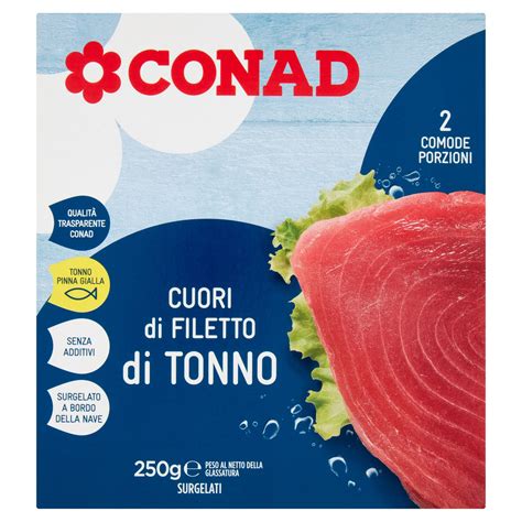 Cuori Di Filetto Di Tonno Surgelati Conad Online Conad