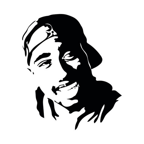 Hip Hop Tupac Amaru Shakur 2pac Rapper 2pac Stencil Makaveli Etsy