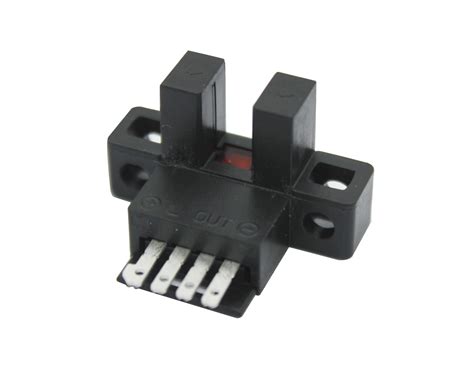 Slot Type Photomicrosensors 5mm Slot Photoelectric Sensor Plus Socket