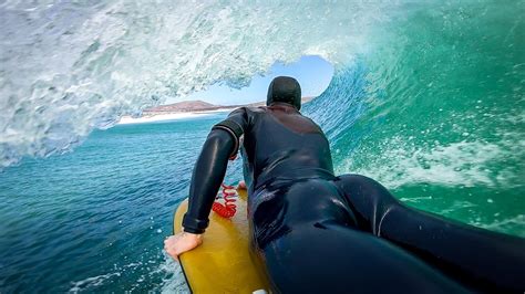 Bodyboard GoPro Pole Mount FIRST SESSION Raw POV YouTube