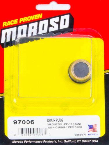 Purchase Moroso Magnetic Drain Plug In Thread P N In Ocala