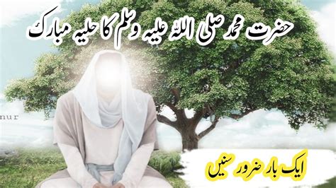 Hazrat Muhammad Saww Ka Hulya Mubarik Hazrat Muhammad Saw Ki Shakal