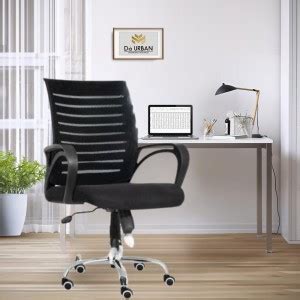 Da Urban Boom Mid Back Revolving Ergonomic Home Office Mesh