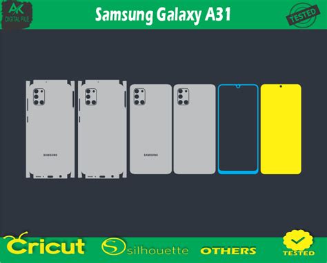 Samsung Galaxy A Skin Vector Template Low Price Ak Digital File