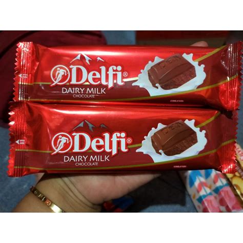 Jual Delfi Dairy Milk Chocolate 50g Shopee Indonesia