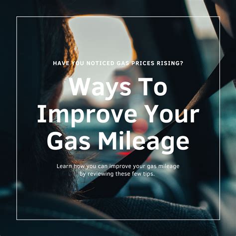 With Gas Prices On The Rise Learn Ways To Improve Your Gas Mileage