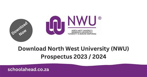 North West University (NWU) Prospectus 2023 / 2024 (PDF Download ...