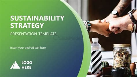 Editable Sustainability Strategy Presentation Template Slidemodel