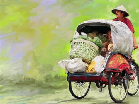 Jual Lukisan Digital Becak 8 Di Lapak Nirbaya Art Gallery Bukalapak