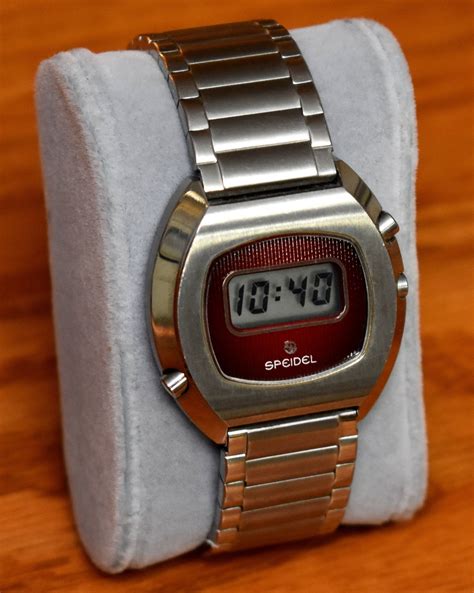 Vintage Speidel Men S LCD Digital Quartz Watch Model 8008 Original