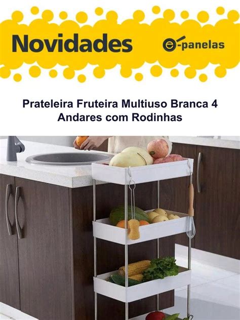 E Panelas E Panelas CPA Ela Voltou Prateleira Fruteira Multiuso