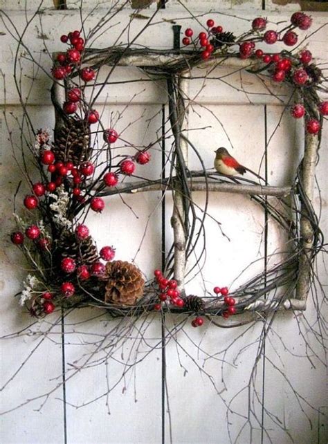 20 Beautiful Diy Winter Wreath To Place It On Your Door Christmas