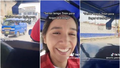 Muchacha Hace Lo Imposible Por Llegar Temprano A Su Trabajo Y