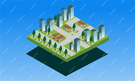 Premium Vector Modern Isometric Banner Of Smart City