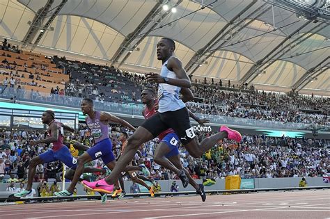 Lyles Captures 100 Meter Crown The Arkansas Democrat Gazette