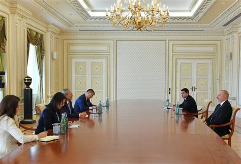 President Ilham Aliyev Receives Shanghai Cooperation Organization Secgen