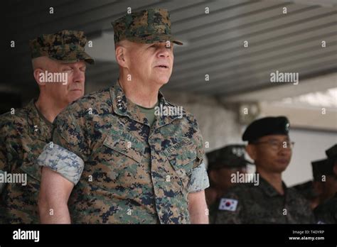 Commandant Of The Marine Corps Gen Robert B Neller Sings The Marines