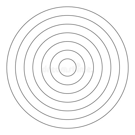 Cuadr Cula Polar De C Rculos Conc Ntricos Diagrama Dividido En