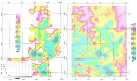 Left Panel Depth To Basement D Inversion Model Inside The Lower