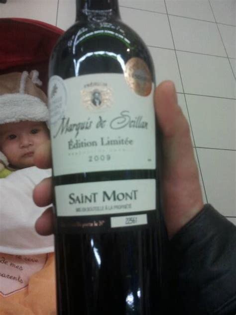 Marquis de seillan saint mont vin rouge 2015 editionlimitée la