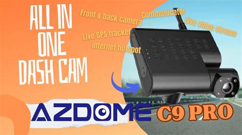 The MOST Complete Dash Cam Azdome C9 Pro YouTube