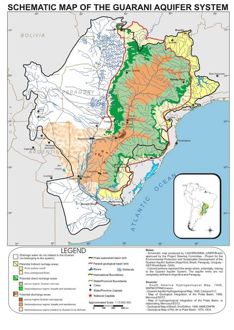 Schematic Map Of The Guarani Aquifer System 65º 60º 55º 50º 45º Docslib