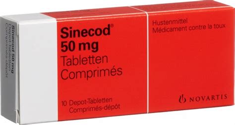 Sinecod 50mg 10 Depottabletten In Der Adler Apotheke