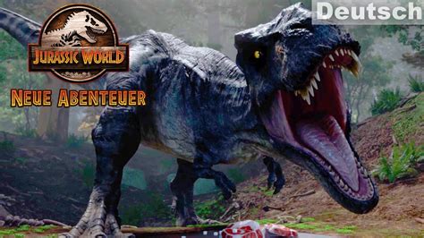 Einen T Rex Kampf Schlichten JURASSIC WORLD NEUE ABENTEUER Netflix