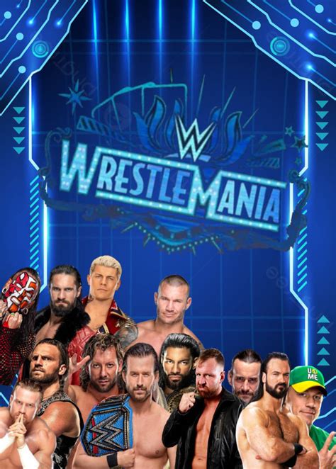 WWE Wrestlemania Poster by Tk17320 on DeviantArt