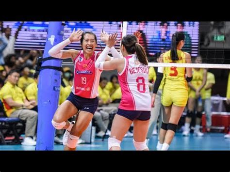 Creamline Cool Smashers Vs F Logistics Cargo Movers Set Womens