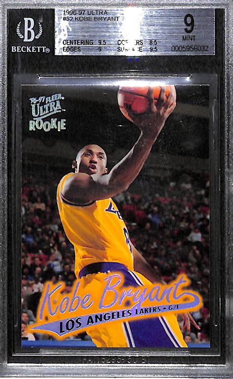 Lot Detail Fleer Ultra Kobe Bryant Rookie Graded Bgs