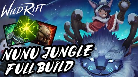 WILD RIFT NUNU JUNGLE BUILD RUNES NEW CHAMPION FULL GAMEPLAY