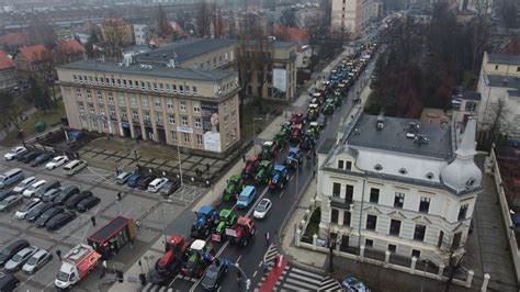 Wzielonej Pl Protest Rolnik W W Zielonej G Rze Chcemy Odzyska