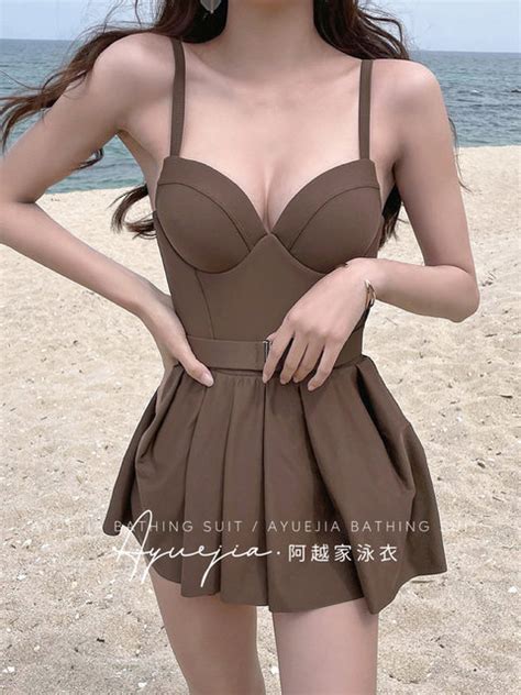 Women S Summer New Hot Conservative One Piece Dress Style Slimming