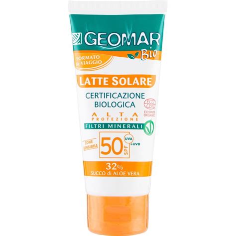 Solare Latte Bio Alta Protezione Spf Geomar Ml Coop Shop