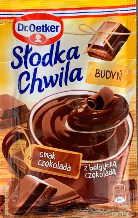 S Odka Chwila Budy Smak Czekolada Z Belgijsk Czekolad Dr Oetker