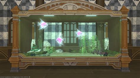 Ff14アクアリウム水槽に入れられる飛天魚がうっすら光って綺麗