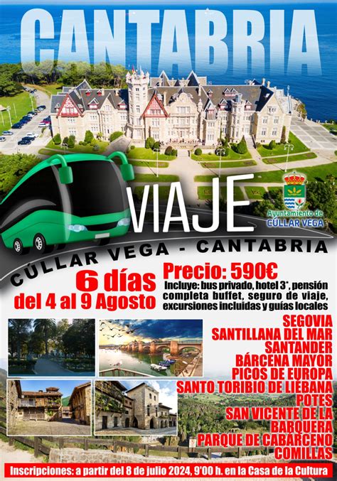 Viaje A Cantabria Del Al De Agosto Ayto C Llar Vega