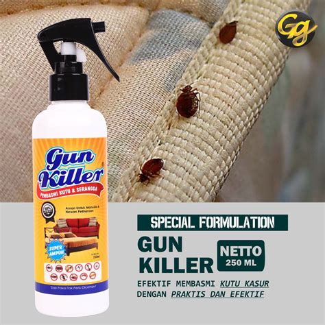 Jual Gun Killer Pembasmi Kutu Kasur Spray Anti Kutu Sofa Obat