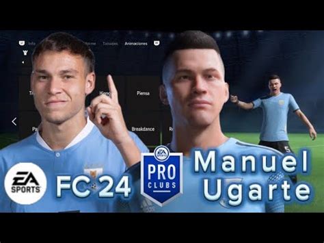 Manuel Ugarte EA FC 24 Pro Clubs Face Creation Fifa 24 Clubes Pro