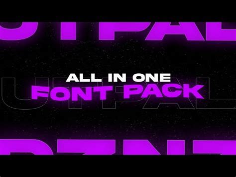 100+ FONT PACK - UTPAL DZNZ - BEST FONTS FOR THUMBNAIL AND MORE. - Velosofy