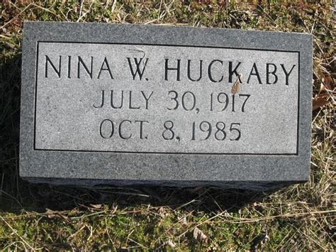 Nina Wallan Willo Dill Huckaby 1917 1985 Mémorial Find a Grave