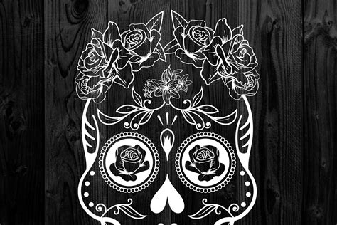 Sugar Skull Svg Cut File 353321 Cut Files Design Bundles